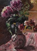 Lovis Corinth Chrysanthemen und Rosen im Krug Spain oil painting artist